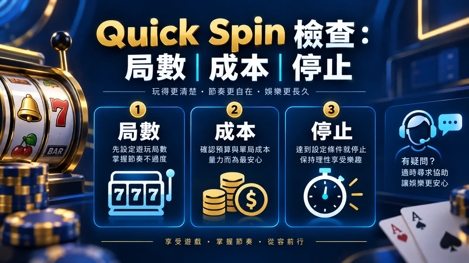 電子遊戲自動遊玩與快速旋轉怎麼評估？速度、預算與關閉條件